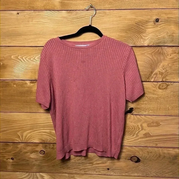 WOMENS ALFRED AND DUNNER PINK SWEATER XL‎ - Picture 1 of 3